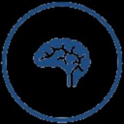 AI brain bank icon